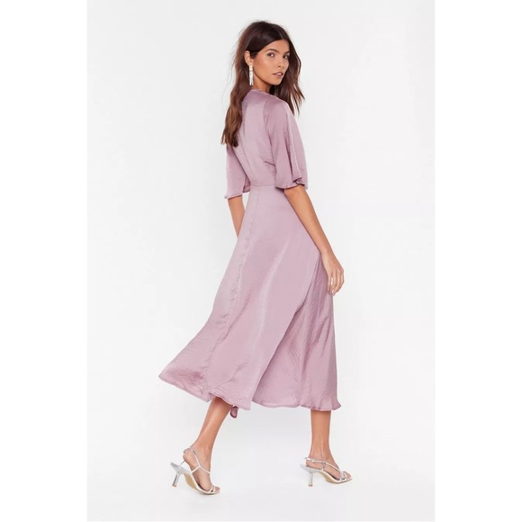 Nasty Gal Give it a Whirl Plunging Dress - Picture 4 of 6